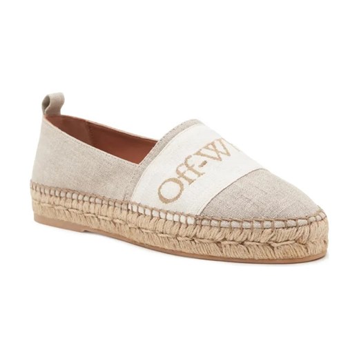 OFF-WHITE Espadryle | z dodatkiem skóry ze sklepu Gomez Fashion Store w kategorii Espadryle damskie - zdjęcie 184305537