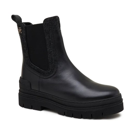 Tommy Hilfiger Skórzane sztyblety ze sklepu Gomez Fashion Store w kategorii Botki - zdjęcie 184305578