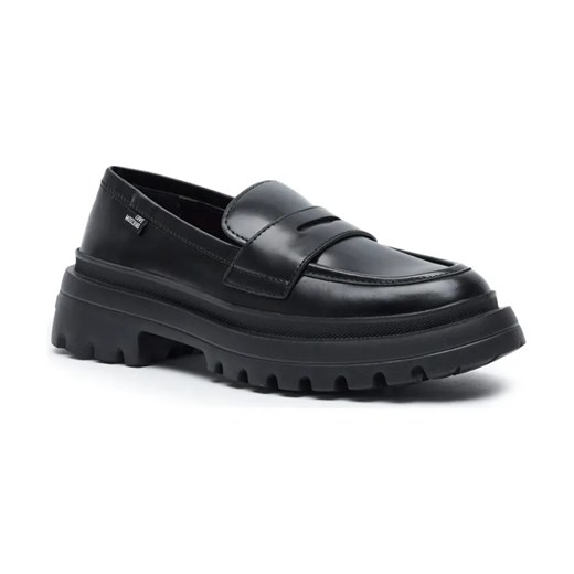 Love Moschino Skórzane mokasyny ze sklepu Gomez Fashion Store w kategorii Mokasyny damskie - zdjęcie 184305579