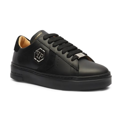 Philipp Plein Skórzane sneakersy Arrow Force 40 wyprzedaż Gomez Fashion Store