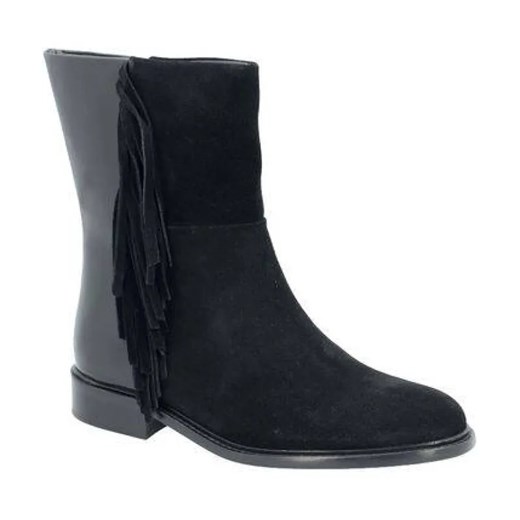 TWINSET Skórzane botki BIKER ze sklepu Gomez Fashion Store w kategorii Botki - zdjęcie 184305629