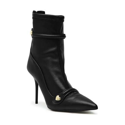 Love Moschino Botki | z dodatkiem skóry ze sklepu Gomez Fashion Store w kategorii Botki - zdjęcie 184305648
