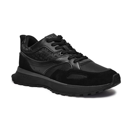 BOSS BLACK Sneakersy Jonah_Runn_mxmnN | z dodatkiem skóry ze sklepu Gomez Fashion Store w kategorii Buty sportowe męskie - zdjęcie 184305655