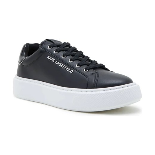Karl Lagerfeld Skórzane sneakersy MAXI KUP ze sklepu Gomez Fashion Store w kategorii Buty sportowe damskie - zdjęcie 184305747