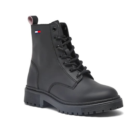 Tommy Jeans Skórzane botki LACE UP ze sklepu Gomez Fashion Store w kategorii Workery damskie - zdjęcie 184305755