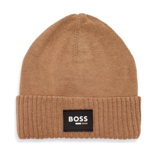 BOSS Kidswear Czapka | z dodatkiem wełny ze sklepu Gomez Fashion Store w kategorii Czapki dziecięce - zdjęcie 184305768
