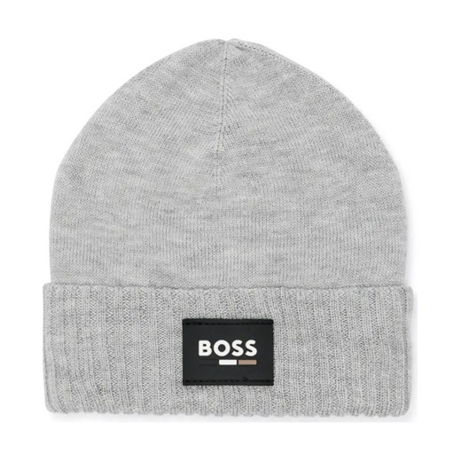 BOSS Kidswear Czapka | z dodatkiem wełny ze sklepu Gomez Fashion Store w kategorii Czapki dziecięce - zdjęcie 184305816