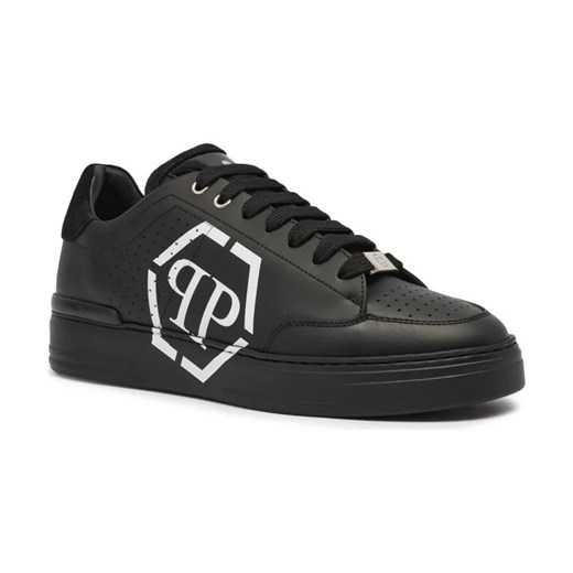 Philipp Plein Skórzane sneakersy Hexagon ze sklepu Gomez Fashion Store w kategorii Buty sportowe męskie - zdjęcie 184305847