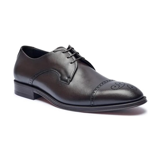 BOSS BLACK Skórzane derby Derrek ze sklepu Gomez Fashion Store w kategorii Buty eleganckie męskie - zdjęcie 184305848