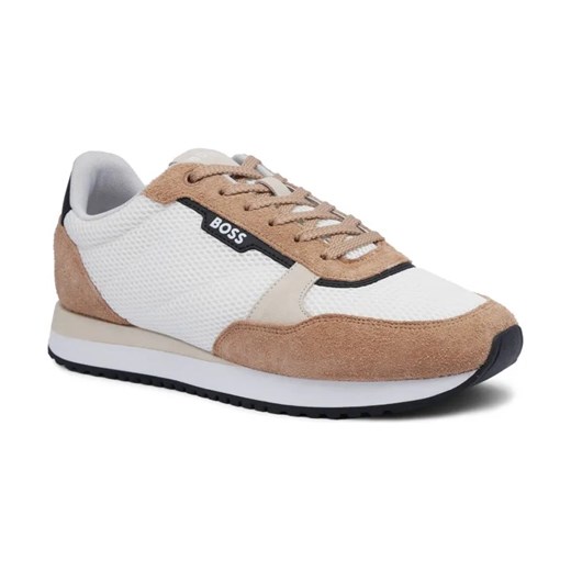 BOSS BLACK Sneakersy Kai_Runn_hsdme | z dodatkiem skóry ze sklepu Gomez Fashion Store w kategorii Buty sportowe męskie - zdjęcie 184305915