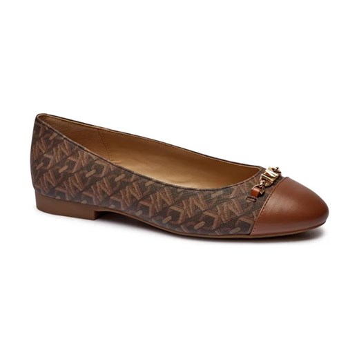 Michael Kors Baleriny REBECCA | z dodatkiem skóry ze sklepu Gomez Fashion Store w kategorii Balerinki - zdjęcie 184305965