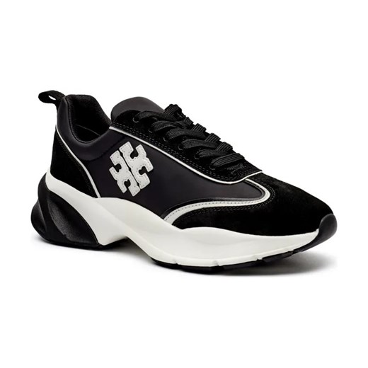TORY BURCH Skórzane sneakersy GOOD LUCK TRAINER ze sklepu Gomez Fashion Store w kategorii Buty sportowe damskie - zdjęcie 184306006