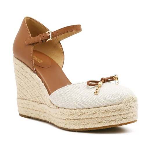Michael Kors Koturny NORI WEDGE | z dodatkiem skóry ze sklepu Gomez Fashion Store w kategorii Espadryle damskie - zdjęcie 184306028
