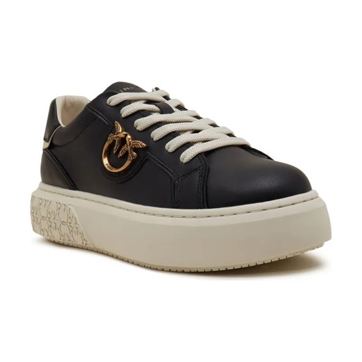 Pinko Skórzane sneakersy YOKO ze sklepu Gomez Fashion Store w kategorii Buty sportowe damskie - zdjęcie 184306079