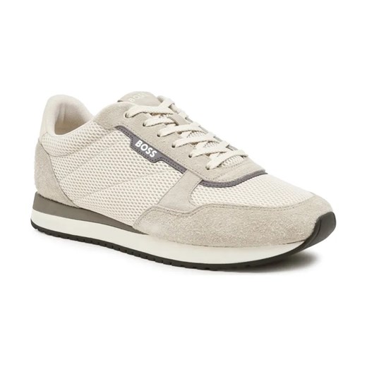 BOSS BLACK Sneakersy Kai_Runn_hsdme | z dodatkiem skóry ze sklepu Gomez Fashion Store w kategorii Buty sportowe męskie - zdjęcie 184306107