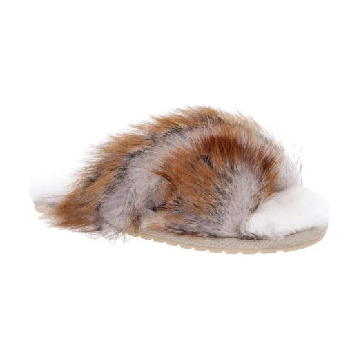EMU Australia Wełniane obuwie domowe Mayberry Lava | z dodatkiem skóry ze sklepu Gomez Fashion Store w kategorii Kapcie damskie - zdjęcie 184306165