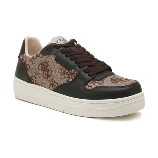 Guess Skórzane sneakersy ANCONA 4G ze sklepu Gomez Fashion Store w kategorii Buty sportowe męskie - zdjęcie 184306255