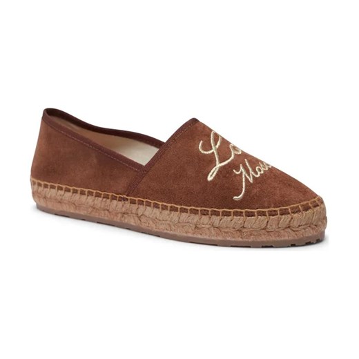 Love Moschino Skórzane espadryle ze sklepu Gomez Fashion Store w kategorii Espadryle damskie - zdjęcie 184306289