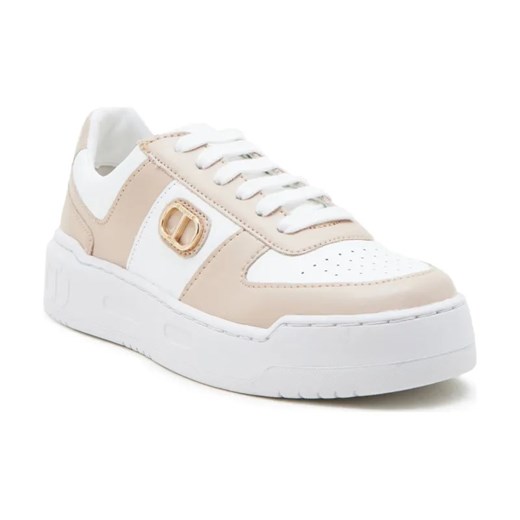 TWINSET Skórzane sneakersy Twinset 36 Gomez Fashion Store okazyjna cena