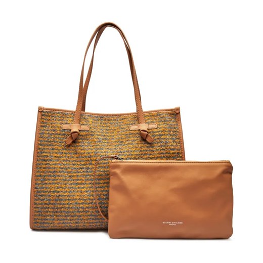 GIANNI CHIARINI Shopperka + saszetka MARCELLA | z dodatkiem skóry ze sklepu Gomez Fashion Store w kategorii Torby Shopper bag - zdjęcie 184306458