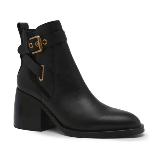 See By Chloé Skórzane botki ze sklepu Gomez Fashion Store w kategorii Botki - zdjęcie 184306527