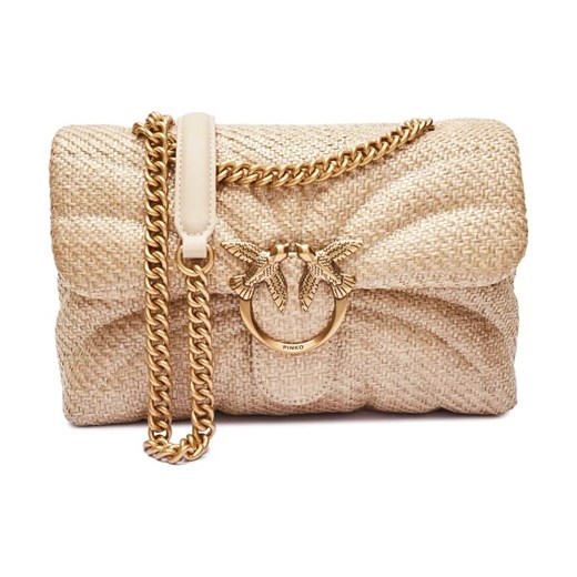 Pinko Torebka na ramię LOVE PUFF CLASSIC | z dodatkiem skóry ze sklepu Gomez Fashion Store w kategorii Listonoszki - zdjęcie 184306537