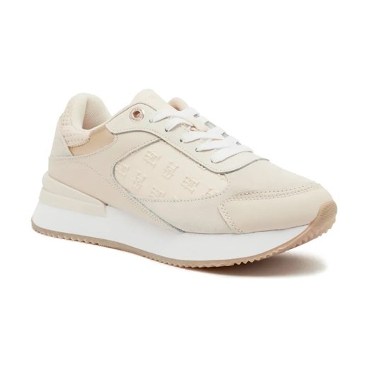 Tommy Hilfiger Sneakersy ELEVATED EMBOSSED | z dodatkiem skóry ze sklepu Gomez Fashion Store w kategorii Buty sportowe damskie - zdjęcie 184306629
