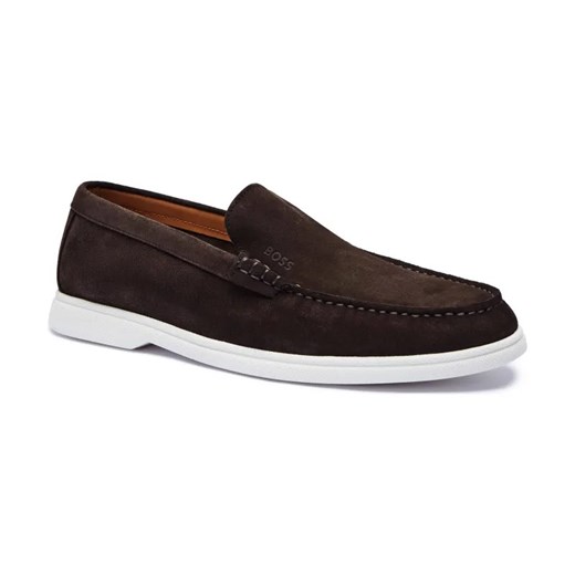 BOSS BLACK Skórzane loafersy Sienne_Loaf_sd_N ze sklepu Gomez Fashion Store w kategorii Mokasyny męskie - zdjęcie 184306648
