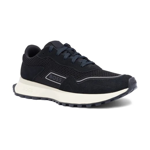 BOSS BLACK Sneakersy Jonah_Runn_knsd | z dodatkiem skóry ze sklepu Gomez Fashion Store w kategorii Buty sportowe męskie - zdjęcie 184306697