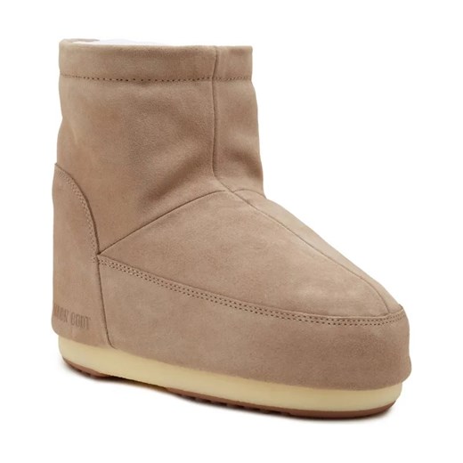 Moon Boot Skórzane śniegowce MB ICON LOW NOLACE SUEDE ze sklepu Gomez Fashion Store w kategorii Śniegowce damskie - zdjęcie 184306729