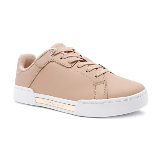 Tommy Hilfiger Skórzane trampki COURT SNEAKER GOLDEN TH ze sklepu Gomez Fashion Store w kategorii Trampki damskie - zdjęcie 184306737