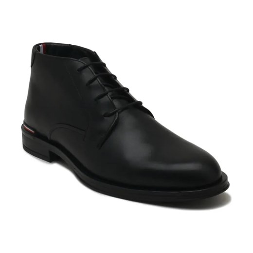 Tommy Hilfiger Skórzane derby CORE RWB ze sklepu Gomez Fashion Store w kategorii Buty zimowe męskie - zdjęcie 184306738