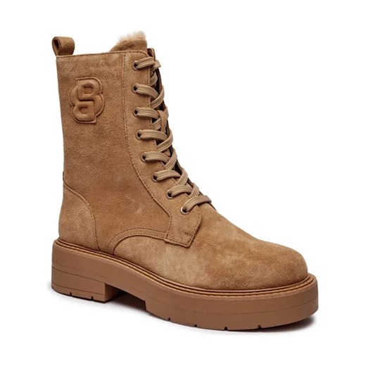 BOSS BLACK Skórzane botki Rebby ze sklepu Gomez Fashion Store w kategorii Botki - zdjęcie 184306759