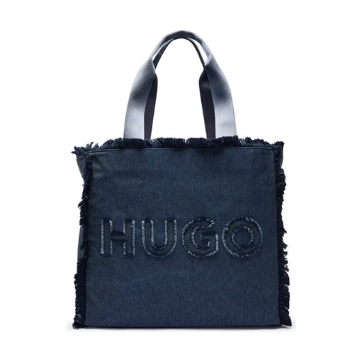 HUGO Jeansowa shopperka Becky ze sklepu Gomez Fashion Store w kategorii Torby Shopper bag - zdjęcie 184306808