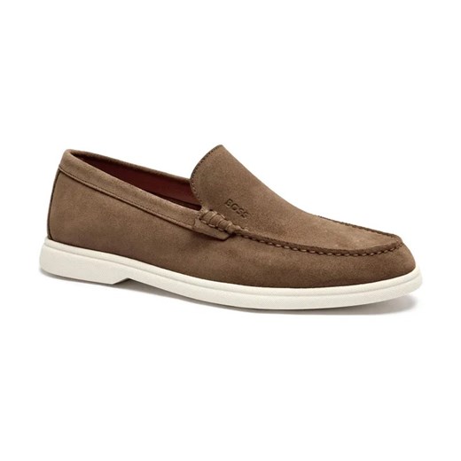 BOSS BLACK Skórzane loafersy Sienne_Loaf_sd_N ze sklepu Gomez Fashion Store w kategorii Mokasyny męskie - zdjęcie 184306875