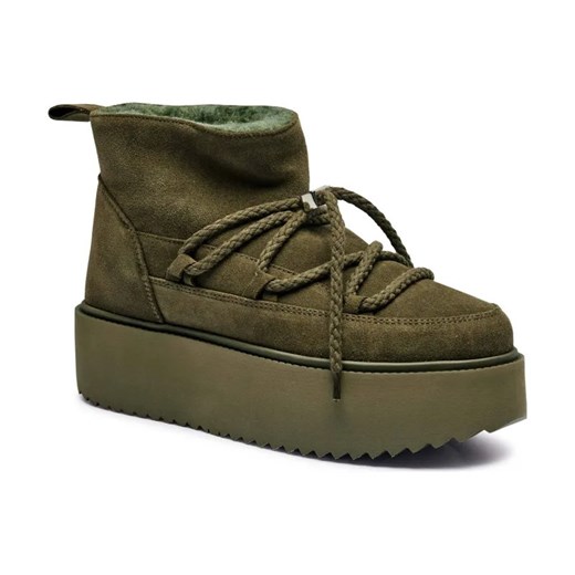 INUIKII Skórzane śniegowce CLASSIC LOW PLATFORM ze sklepu Gomez Fashion Store w kategorii Śniegowce damskie - zdjęcie 184307087
