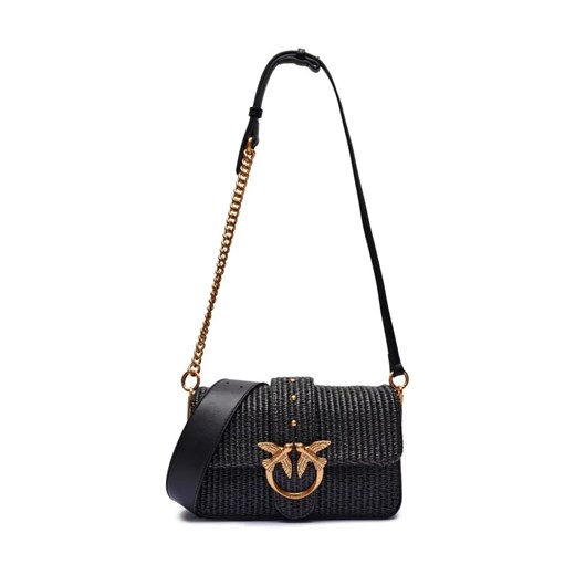 Pinko Torebka na ramię LOVE ONE MINI SLOUCHY | z dodatkiem skóry ze sklepu Gomez Fashion Store w kategorii Listonoszki - zdjęcie 184307127