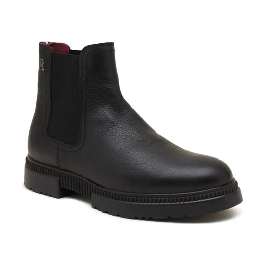 Tommy Hilfiger Skórzane sztyblety THERMO LTH CHEL ze sklepu Gomez Fashion Store w kategorii Buty zimowe męskie - zdjęcie 184307146
