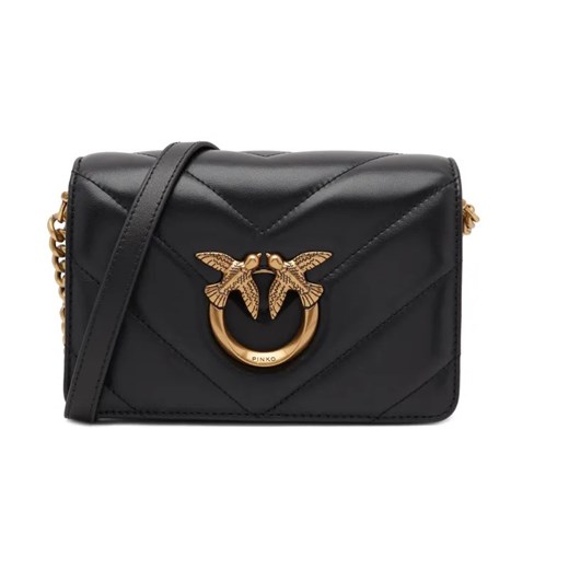 Pinko Skórzana torebka na ramię LOVE CLICK MINI SHEEP NAPPA BI ze sklepu Gomez Fashion Store w kategorii Listonoszki - zdjęcie 184307165