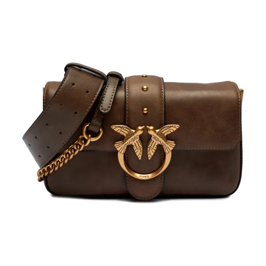 Pinko Skórzana torebka na ramię LOVE ONE MINI SLOUCHY ze sklepu Gomez Fashion Store w kategorii Listonoszki - zdjęcie 184307198