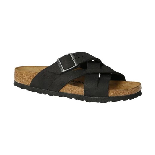Birkenstock Skórzane klapki Lugano LEOI ze sklepu Gomez Fashion Store w kategorii Klapki damskie - zdjęcie 184307205