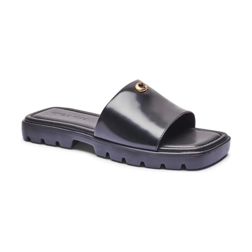 Coach Skórzane klapki FLORENCE ze sklepu Gomez Fashion Store w kategorii Klapki damskie - zdjęcie 184307236