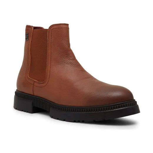 Tommy Hilfiger Skórzane sztyblety THERMO LTH CHEL ze sklepu Gomez Fashion Store w kategorii Buty zimowe męskie - zdjęcie 184307256