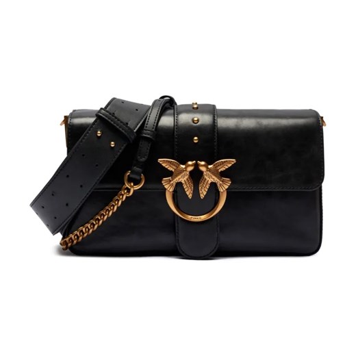 Pinko Skórzana torebka na ramię LOVE ONE CLASSIC SLOUCHY ze sklepu Gomez Fashion Store w kategorii Listonoszki - zdjęcie 184307288