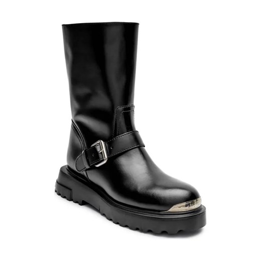 Love Moschino Skórzane botki ze sklepu Gomez Fashion Store w kategorii Botki - zdjęcie 184307328