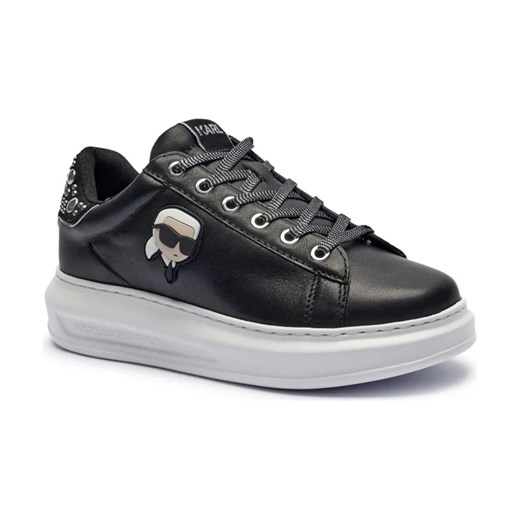 Karl Lagerfeld Skórzane sneakersy KAPRI NFT ze sklepu Gomez Fashion Store w kategorii Buty sportowe damskie - zdjęcie 184307436