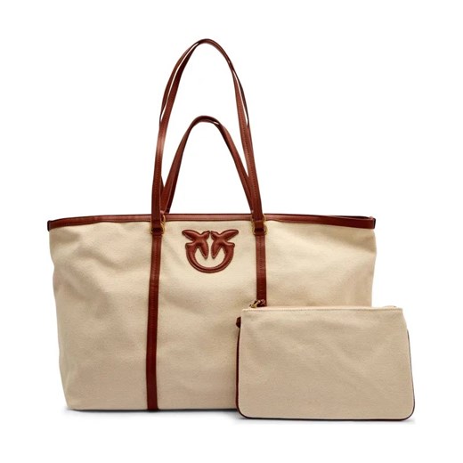 Pinko Torba plażowa + saszetka MIRANDA ze sklepu Gomez Fashion Store w kategorii Torby Shopper bag - zdjęcie 184307518