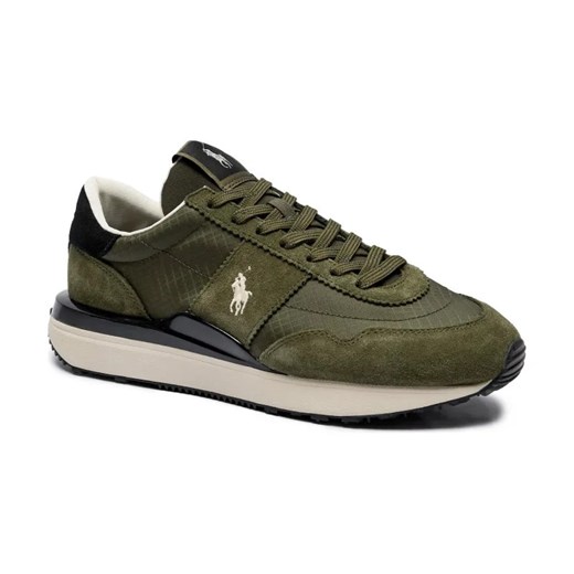 POLO RALPH LAUREN Skórzane sneakersy TRAIN ze sklepu Gomez Fashion Store w kategorii Buty sportowe męskie - zdjęcie 184307595