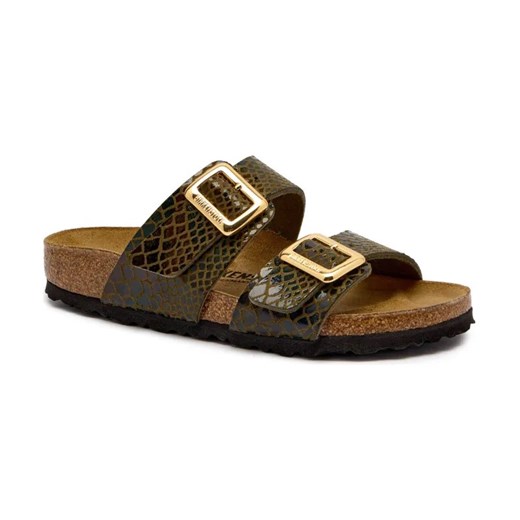 Birkenstock Klapki Sydney CB | z dodatkiem skóry ze sklepu Gomez Fashion Store w kategorii Klapki damskie - zdjęcie 184307626