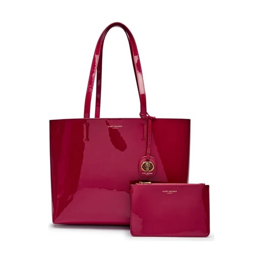 Kurt Geiger Skórzana shopperka + saszetka CHELSEA ze sklepu Gomez Fashion Store w kategorii Torby Shopper bag - zdjęcie 184307639